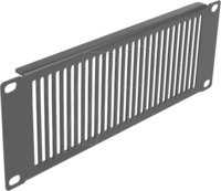 DELOCK 66669 - Panel 10", mit L&uuml;ftungsschlitzen vertikal, 2 HE, schwarz