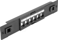 DELOCK 66819 - 10" Keystone Patchpanel 6 Port werkzeugfrei