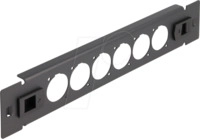 DELOCK 66899 - 10" D-Typ Patchpanel 6 Port werkzeugfrei schwarz