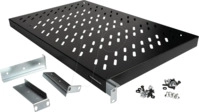 ROLINE 26210118 - 19" Fachboden, 1 HE, verstellbar, schwarz
