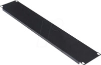 ROLINE 26210094 - 19" Blindplatte, 2 HE, schwarz