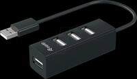 EQUIP 128955 - USB 2.0 4-Port Hub, 4x A