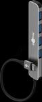GOOBAY 79157 - USB-C 3.2 HUB, 4 Port, 5 Gbit/s, 4x USB-A 3.2, 0,1 m