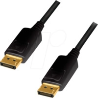 LOGILINK CV0076 - DisplayPort Kabel, DisplayPort 1.2 Stecker, 4K/60Hz, 7,5 m,...