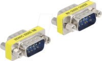 DELOCK 66464 - Gender Changer, Adapter, DB9, Stecker / Stecker, 2 St&uuml;ck