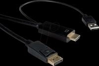 ROLINE 11045993 - DisplayPort 1.2 auf HDMI A Stecker, 4K 60Hz, 3,0 m