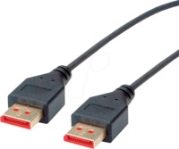 ROLINE 11045960 - DisplayPort 1.4 Kabel, 8K 60 Hz, Slim, 1,0 m