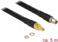DELOCK 13017 - HF Antennenkabel, RP-SMA Stecker > RP-SMA Buchse, 5 m