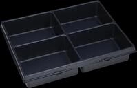 BOXX 1000010130 - Kleinteileeinsatz, 4 Mulden, f&uuml;r i-BOXX 72 und LS-Tray 72