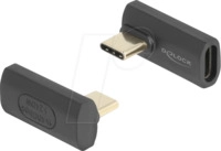 DELOCK 60244 - Adapter USB 4.0 C Stecker - 90&deg; > Buchse, 8K 60 Hz