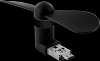 XLAYER 211037 - USB 2-in-1 Mini Ventilator, schwarz