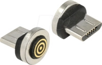DELOCK 65932 - Magnetischer Adapter USB Micro-B Stecker