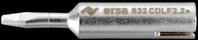 SPITZE 832CDLF - L&ouml;tspitze 0832CDLF, 2,2 mm, mei&szlig;elf&ouml;rmig, gerade