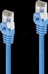 PURE IQP1004100 - Patchkabel Cat.6a, S/FTP, blau, 10 m