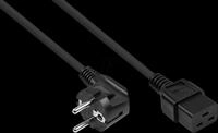 KM SK0190-S005 - Netzkabel Schutzkontakt-Stecker Typ E+F (90&deg; gew.), 0,5m