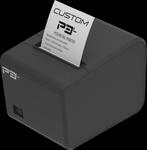 CUSTOM P3L - Bondrucker, POS/Kasse, Thermodirekt, LAN/USB/seriell