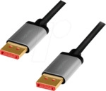 LOGILINK CDA0105 - DisplayPort 1.4 Kabel, 8K 60 Hz, 2,0 m