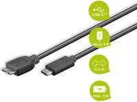 GOOBAY 67995 - USB 5 Gb/s Kabel, B Stecker auf C Stecker, 0,6 m