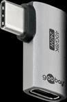 GOOBAY 74441 - USB 4.0 Adapter, C Stecker auf Buchse, 90&deg; horizontal