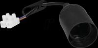 MCS-1451678 - Renovierfassung E27, schwarz, 11cm Kabel