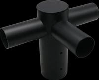 ELED 900306 - Stra&szlig;enleuchten Adapter, 3er, 80:60 mm