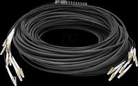 DIGI 24338U075BK - Breakout Kabel 8 Fasern, OM4, LC/UPC, 75 m