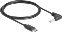 DELOCK 85393 - USB C Stecker - DC 3,5 x 1,35 gewinkelt, 1,5 m