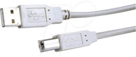 AK 672/2-1,0 - USB 2.0 Kabel, High Speed A Stecker auf B Stecker, 1 m