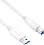 PURE IS2300-030 - USB 5 Gb/s-Kabel, A Stecker auf B Stecker, 3,0 m