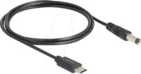 DELOCK 85397 - USB C Stecker - DC 5,5 x 2,1, 1 m