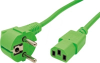 NKSK 200 GN - Netzkabel, Schutzkontaktstecker gew, 1,8 m, gr&uuml;n, C13