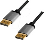 LOGILINK CDA0100 - DisplayPort 1.2 Kabel, 4K 60 Hz, 1,0 m