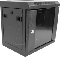 DELOCK 43417 - 10" Netzwerkschrank, 6 HE, schwarz