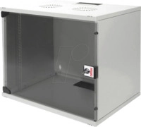 ROLINE 26210016 - 19" Wandgeh&auml;use, 7 HE, Tiefe 400mm, grau