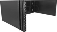 DELOCK 43378 - 19" Wandhalterung, 4 HE, schwarz, faltbar