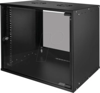 LOGILINK W09C55B - 19" Wandschrank ECO, 9 HE, montiert, schwarz