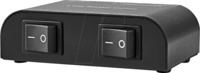 N ASWI2602BK - Lautsprecher Umschaltpult, 2 fach, Anschlussklemmen
