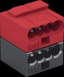 WAGO 243-211 - KNX-Buchsenklemme, &Oslash; 0,8 mm, RM 5,75 mm, 2-polig, grau/rot