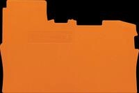 WAGO 2006-7192 - Abschluss- und Zwischenplatte, 1 mm dick, orange