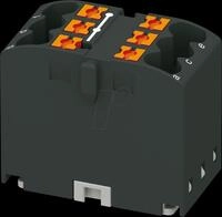 PHOE 3273278 - Verteilerblock PTFIX, 6x2,5, schwarz