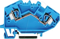 WAGO 782-604 - 2-Leiter-Durchgangsklemme, 6 mm&sup2;, blau