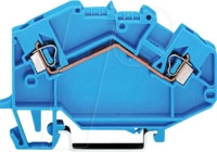 WAGO 780-604 - 2-Leiter-Durchgangsklemme 2,5 mm&sup2;, blau