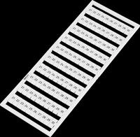 WAGO 209-504 - WSB-Beschriftungskarte, bedruckt, 21 ... 30 (10x), wei&szlig;