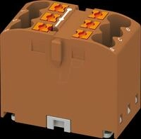 PHOE 3273274 - Verteilerblock PTFIX, 6x2,5, braun