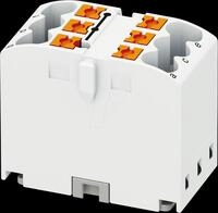 PHOE 3273276 - Verteilerblock PTFIX, 6x2,5, wei&szlig;
