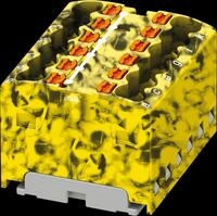 PHOE 3002796 - Verteilerblock PTFIX, 12x1,5, gelb-schwarz