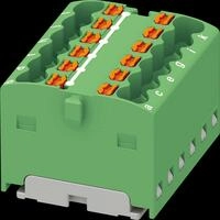 PHOE 3002772 - Verteilerblock PTFIX, 12x1,5, gr&uuml;n