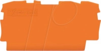 WAGO 2000-1392 - Abschluss- und Zwischenplatte f&uuml;r WAGO 2000, orange