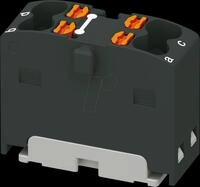 PHOE 1046616 - Verteilerblock PTFIX, 4x1,5, schwarz