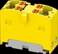 PHOE 1046612 - Verteilerblock PTFIX, 4x1,5, gelb
